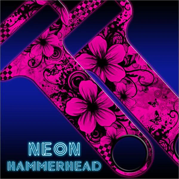 Cool Floral HAMMERHEAD™ NEON Bottle Opener - Image 4