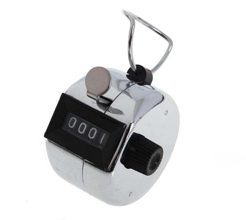 Hand Tally Counter - Chrome