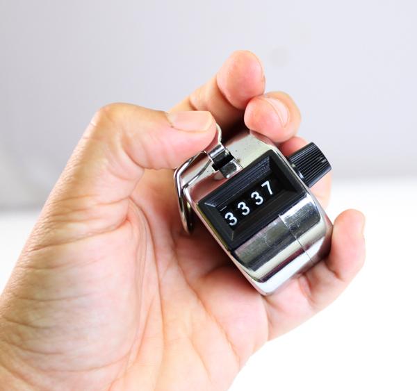 Hand Tally Counter - Chrome - Image 3