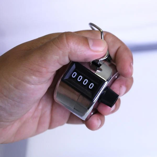 Hand Tally Counter - Chrome - Image 4