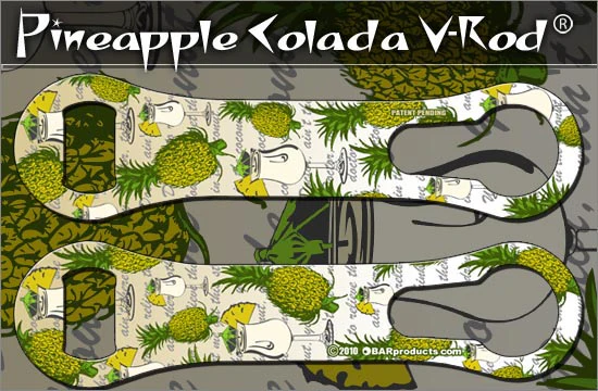 Hawaiian Shirt Themed Pineapple Colada V-Rod® Opener