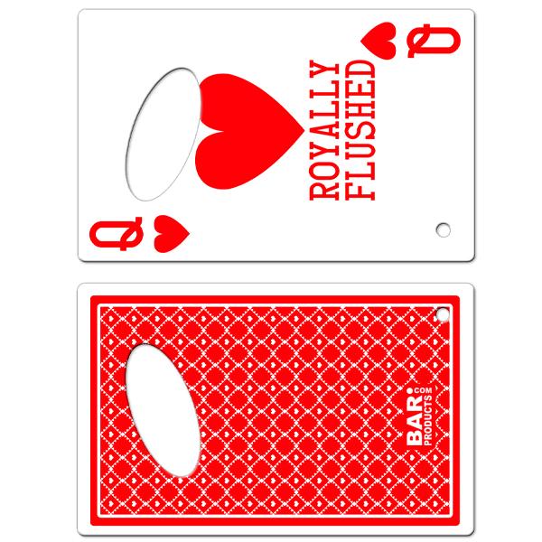 Hearts Royally Flushed Credit Card Bottle Openers - Image 4