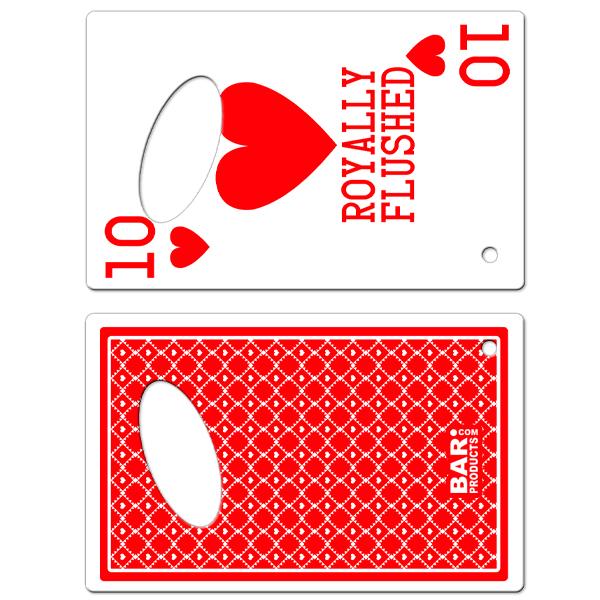 Hearts Royally Flushed Credit Card Bottle Openers - Image 6