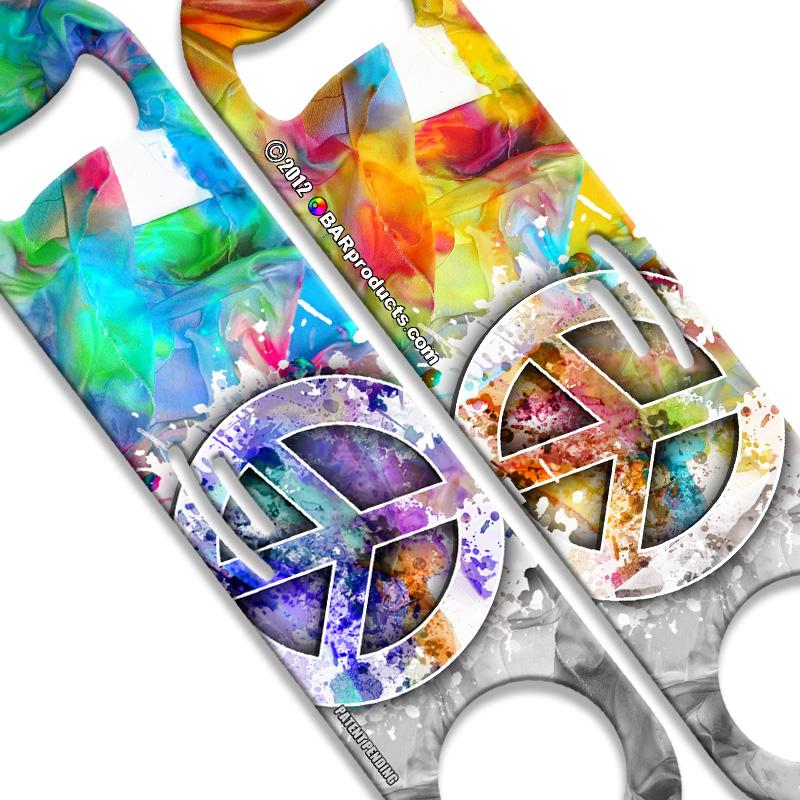 Hippie Colorful Peace StrainBlade® Opener