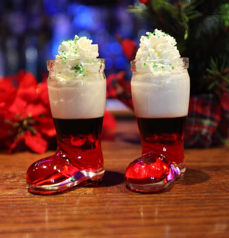 Shot Glass Set - Holiday Boots