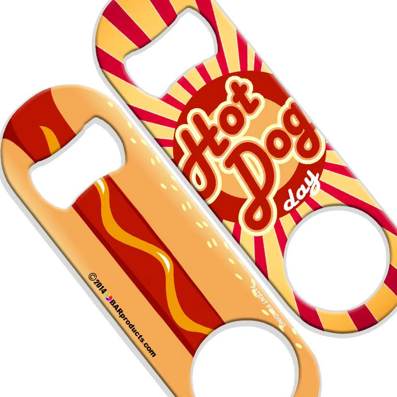 Hot Dog Day Speed Bottle Opener - Medium Sized 5 inch