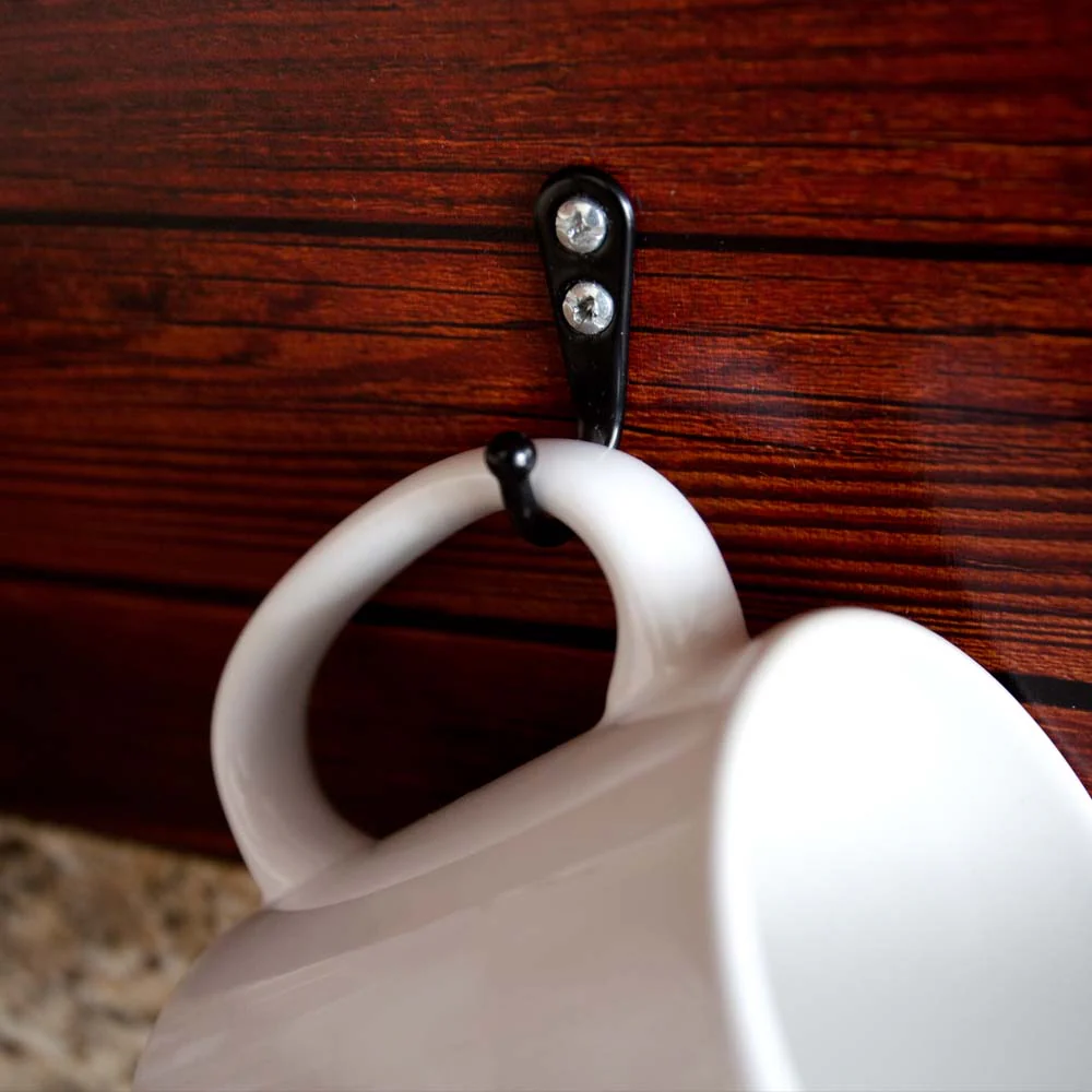 "How To Tell Time" Coffee Mug and Wine Glass Holder - Wood Board Background (Hardware Included) - Image 5