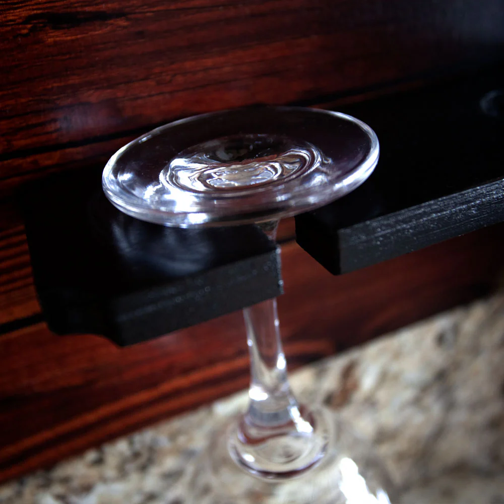 "How To Tell Time" Coffee Mug and Wine Glass Holder - Wood Board Background (Hardware Included) - Image 6