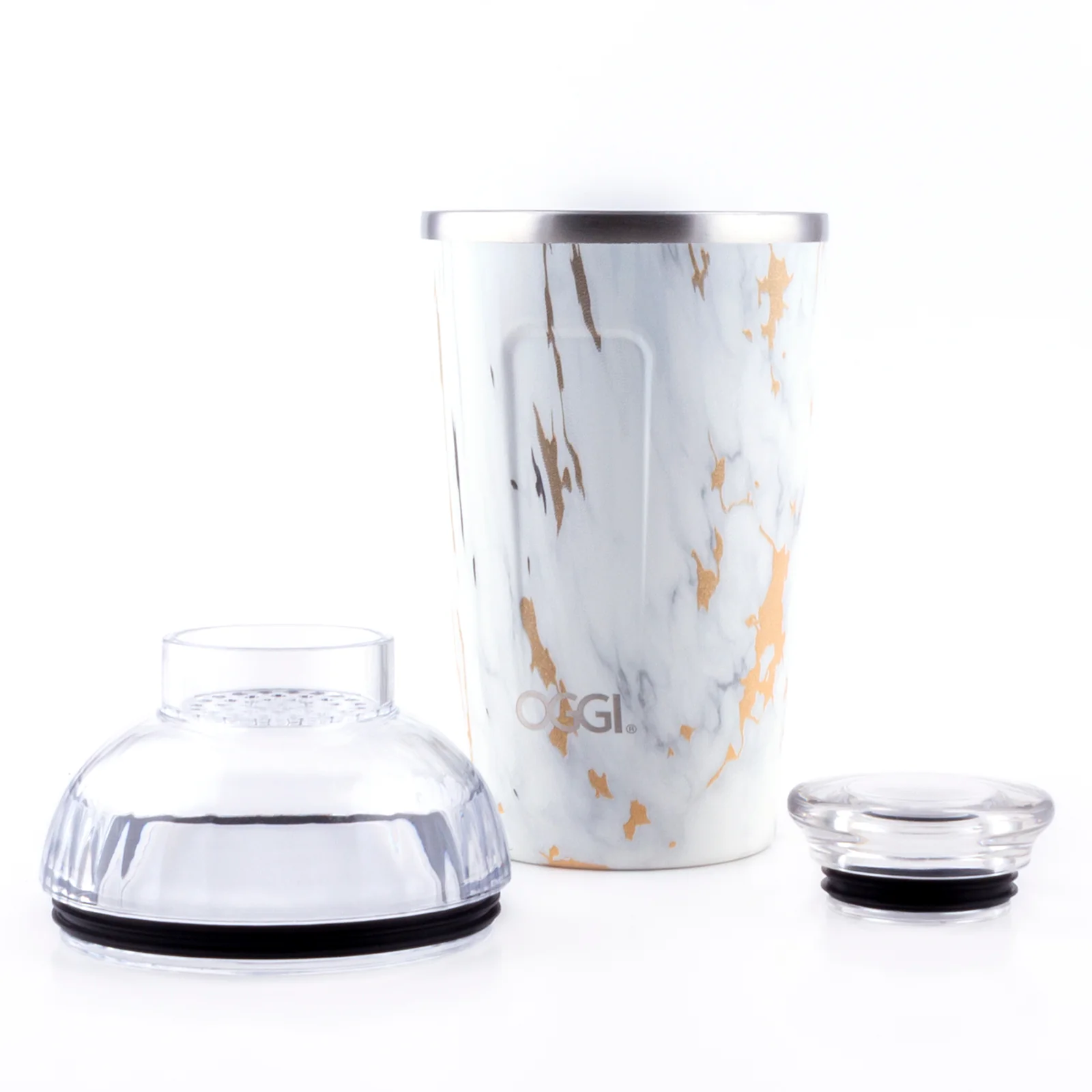 Insulated Cocktail Shaker - Marble - 17 ounce - Image 2