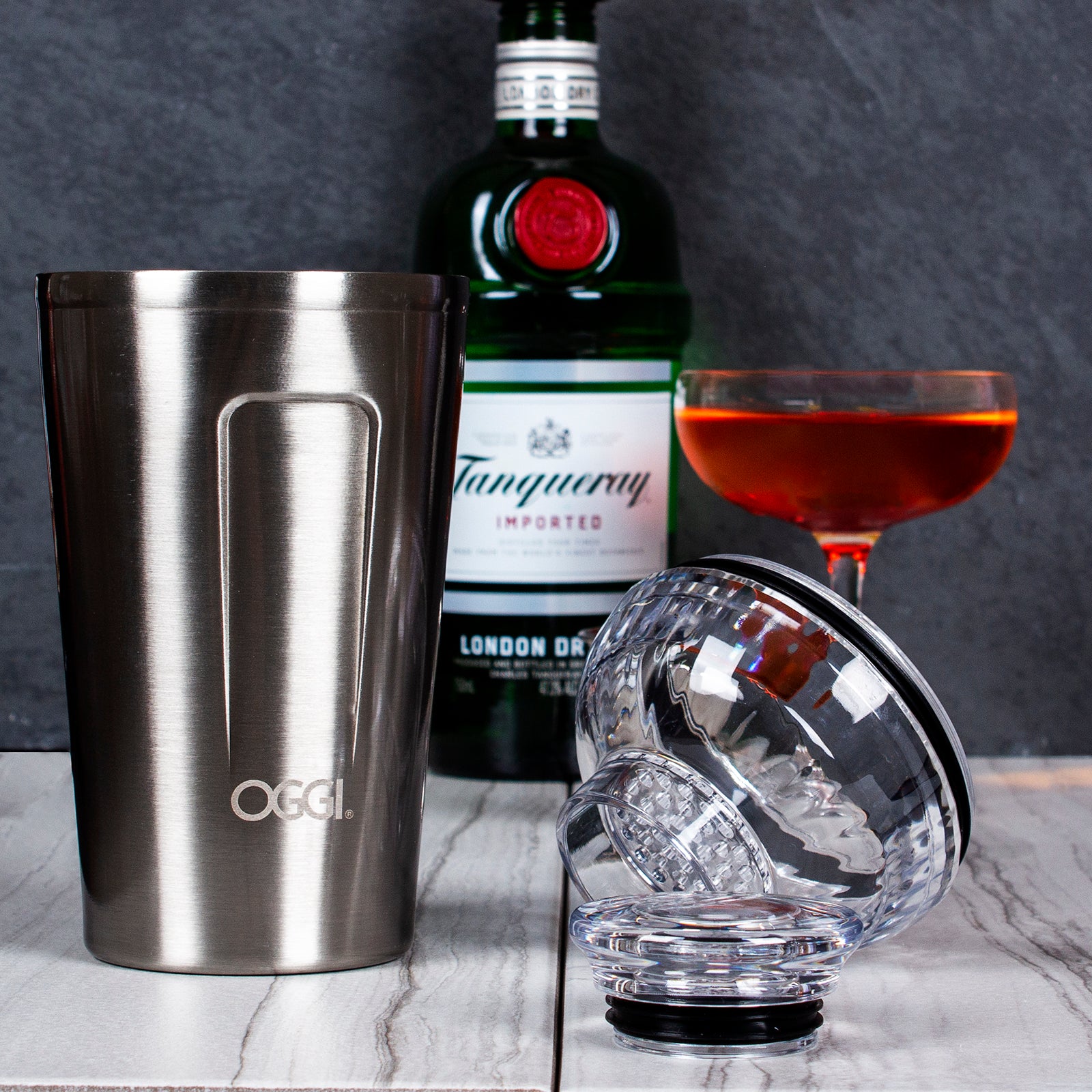 Insulated Cocktail Shaker - Stainless Steel - 17 ounce - Image 3