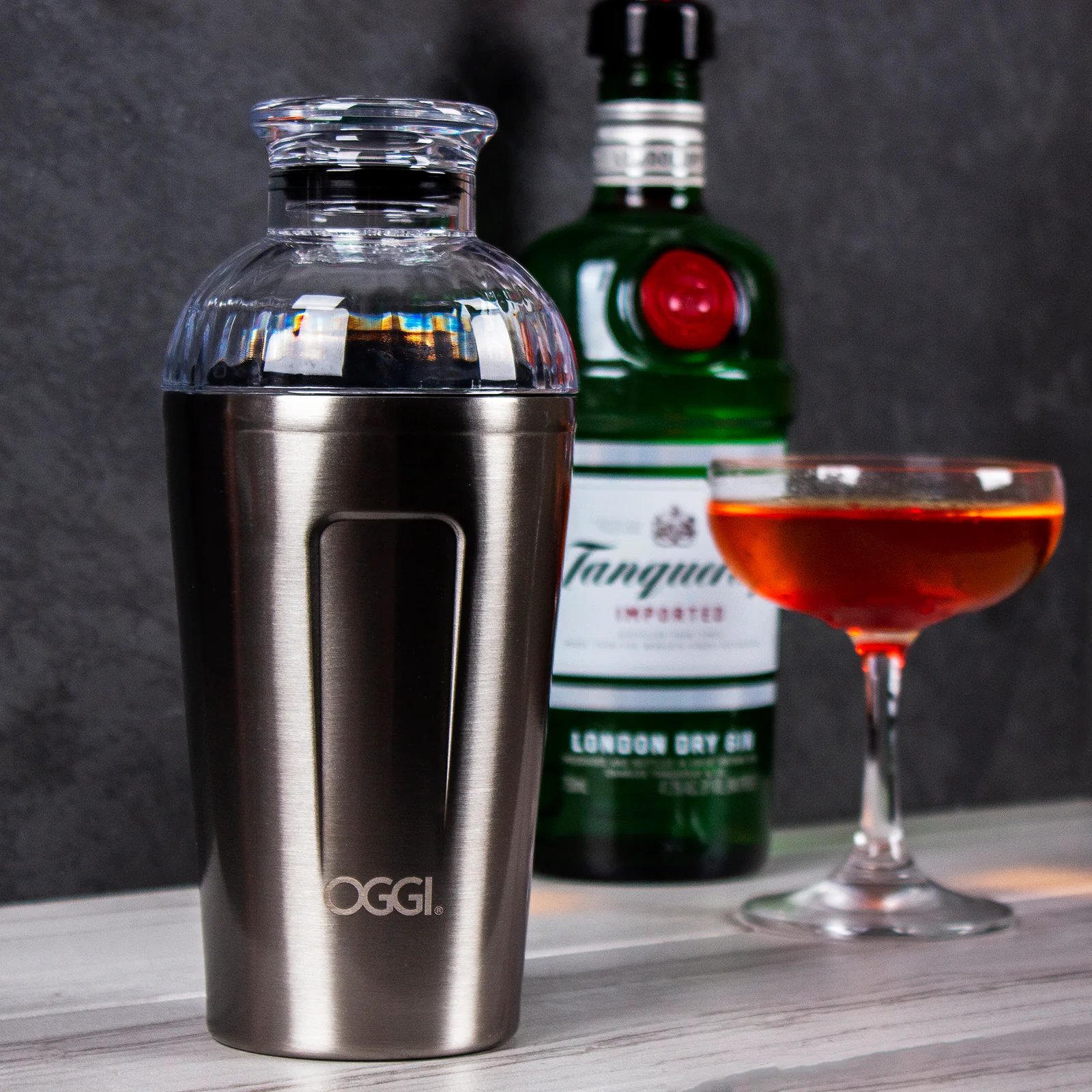 Insulated Cocktail Shaker - Stainless Steel - 17 ounce - Image 4