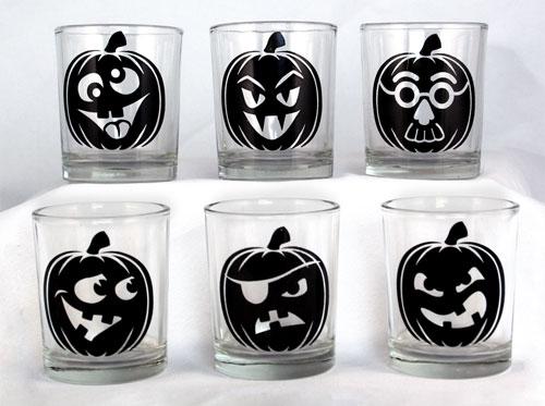 Jack O'Lantern Votive/Shot Glass - 2.5 Ounce