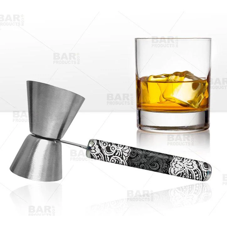 Lace Jigger with Printed Handle Design - .75oz x 1.25oz - Image 3