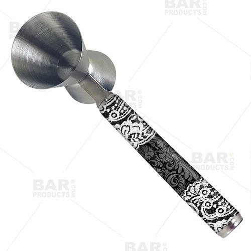 Lace Jigger with Printed Handle Design - .75oz x 1.25oz - Image 4