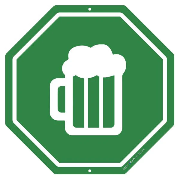 Kolorcoat™ Metal Bar Sign - Go Beer!
