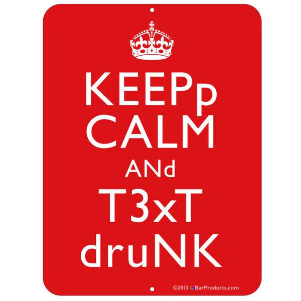 Kolorcoat™ Metal Bar Sign - Keep Calm - Image 5