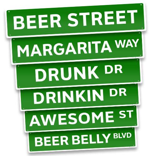 Kolorcoat™ Metal Bar Sign - Street Signs