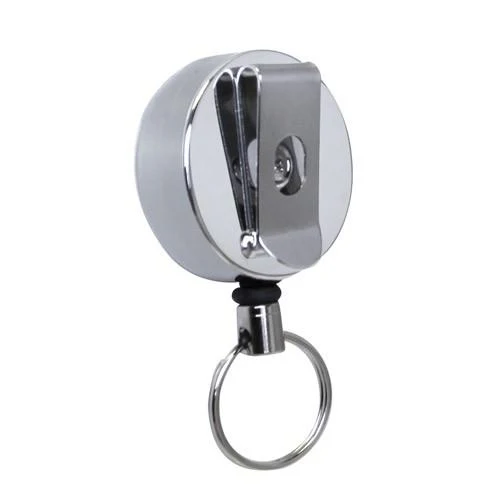 Kolorcoat™ Mini Bottle Opener with Retractable Reel - Pink Zebra - Image 5