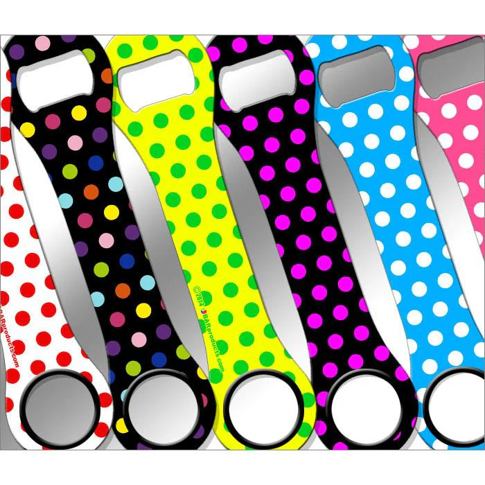 Polka Dot Series Kolorcoat™ Dog Bone Bottle Opener