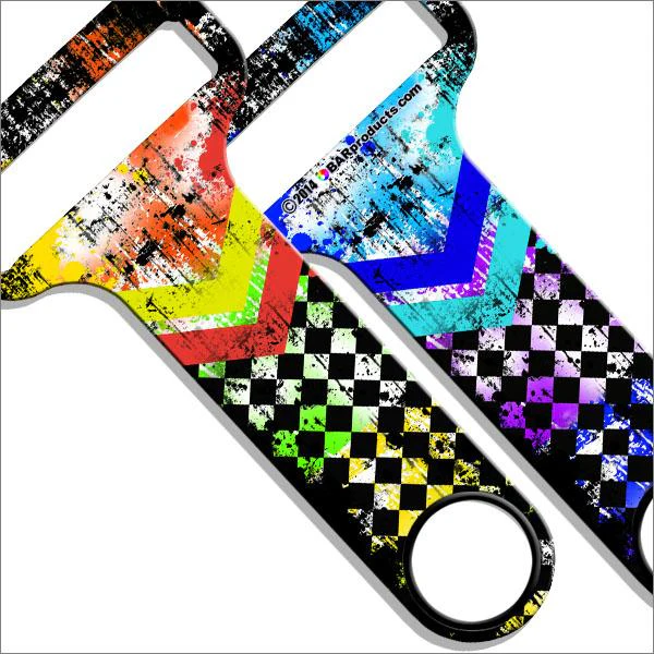 Grunge Chevron Kolorcoat™ HAMMERHEAD™ Bottle Opener