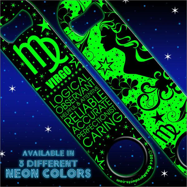 Kolorcoat™ Zodiac Speed Bottle Opener - NEON - VIRGO - Image 3