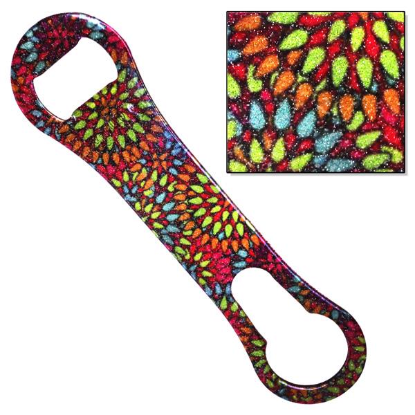 Metallic Glitter Hippie Flowers V-Rod® - Image 2