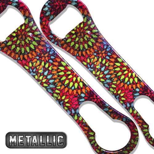 Metallic Glitter Hippie Flowers V-Rod® - Image 3