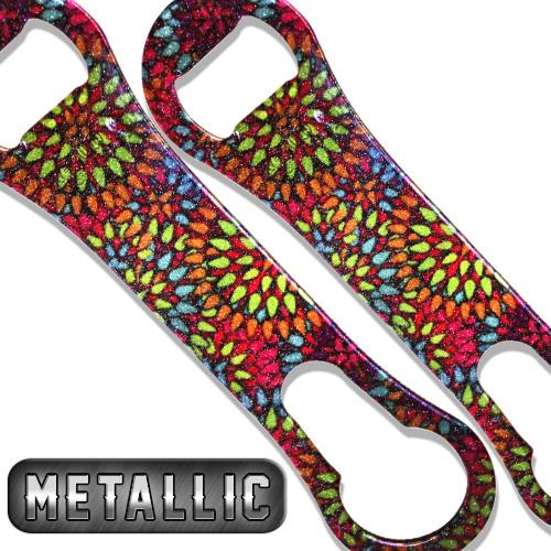 Metallic Glitter Hippie Flowers V-Rod® - Image 4