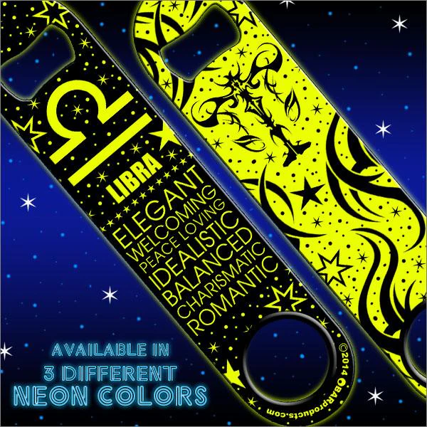 Kolorcoat™ NEON Zodiac Speed Bottle Opener - LIBRA - Image 2