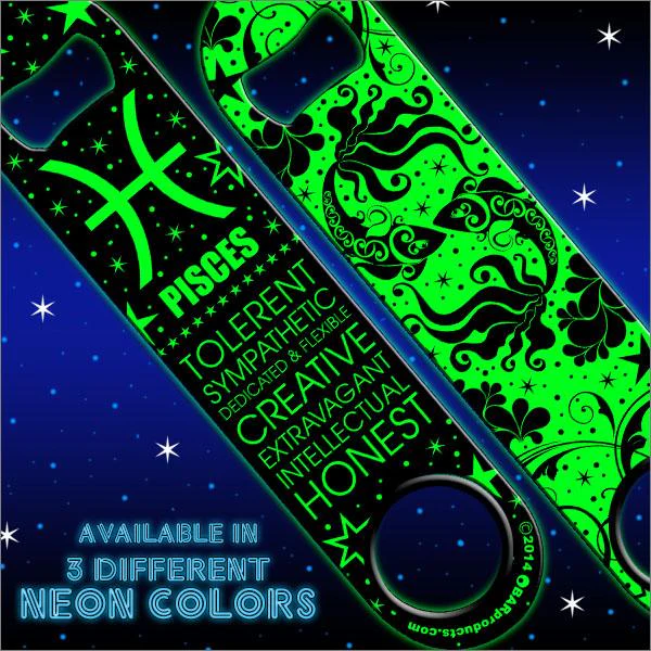 Kolorcoat™ Zodiac Speed Bottle Opener - NEON - PISCES - Image 3