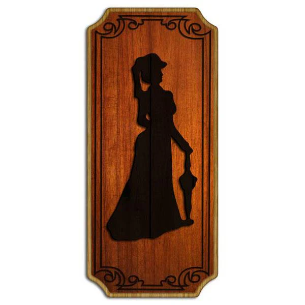 Ladies Wood Plaque Kolorcoat™ Sign