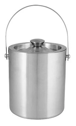 Large Insulated Ice Bucket - Stainless Steel - Image 2
