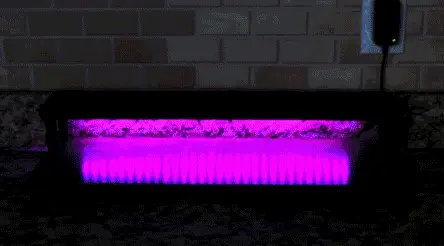 LED Counter Caddies™ with BLACK finish - 24" STRAIGHT Shelf - Image 4