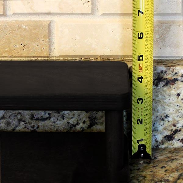 LED Counter Caddies™ with BLACK finish - 24" STRAIGHT Shelf - Image 8