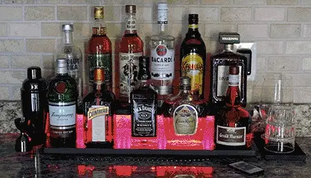 LED Counter Caddies™ with STAINED finish - 24" STRAIGHT Shelf - Image 5