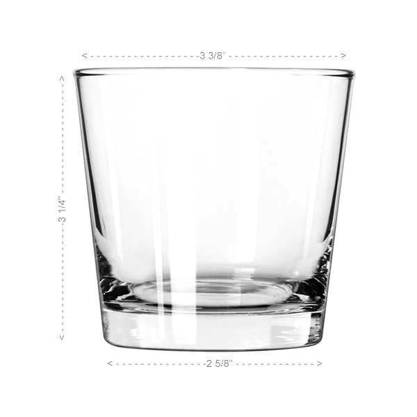 Libbey 128 Heavy Base 9 oz. Rocks - Case of 36 - Image 3