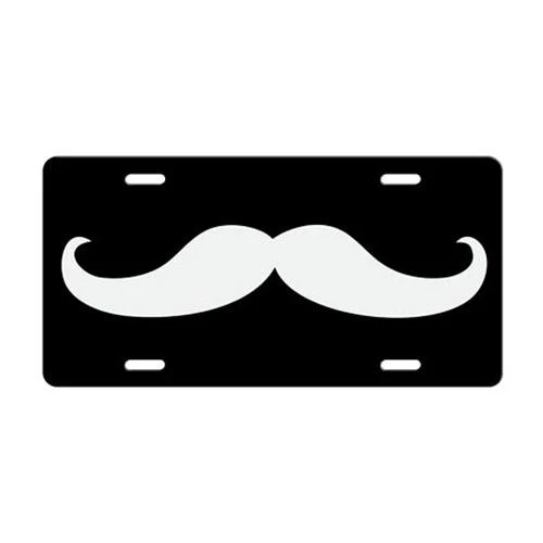 License Plates - Mustache Themed - Image 5