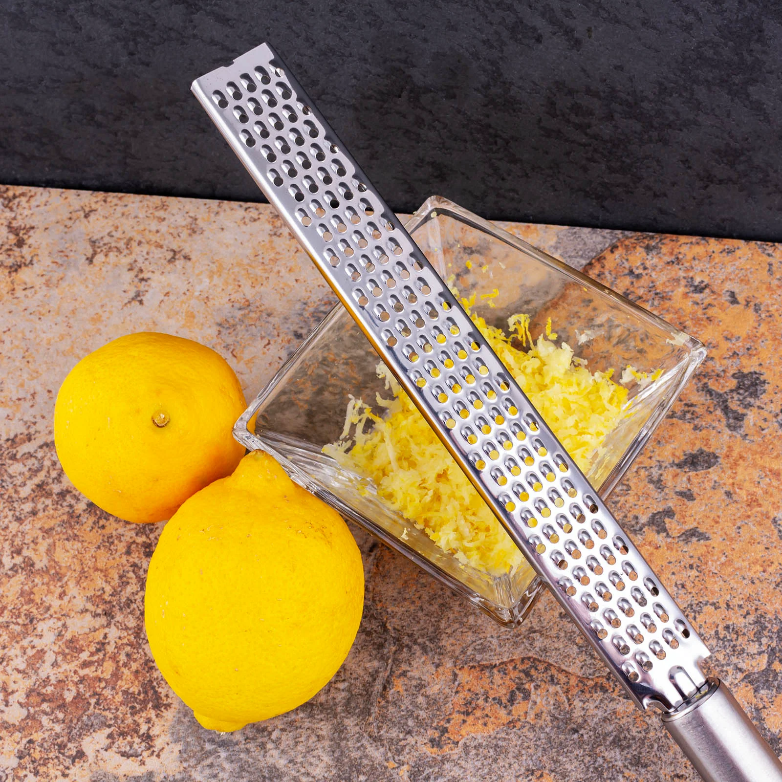 Long Body Grater - Stainless Steel - Image 2