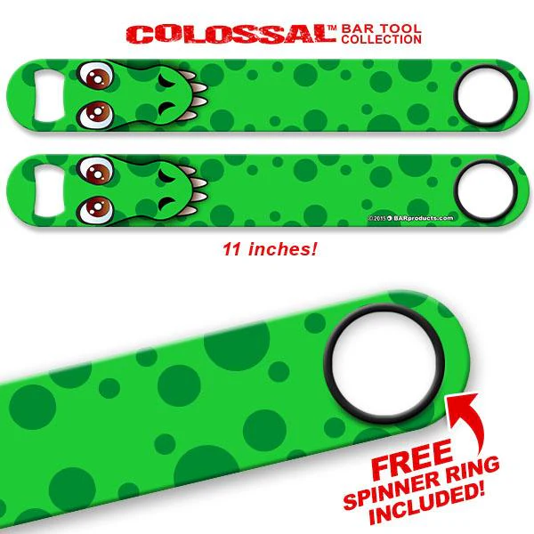 Longneck Dino Kolorcoat™ 11" Long COLOSSAL™ Speed Bottle Opener