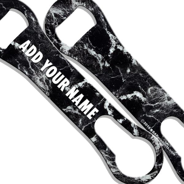 Marble Pattern V-Rod® Bottle Opener - ADD YOUR NAME - Image 2