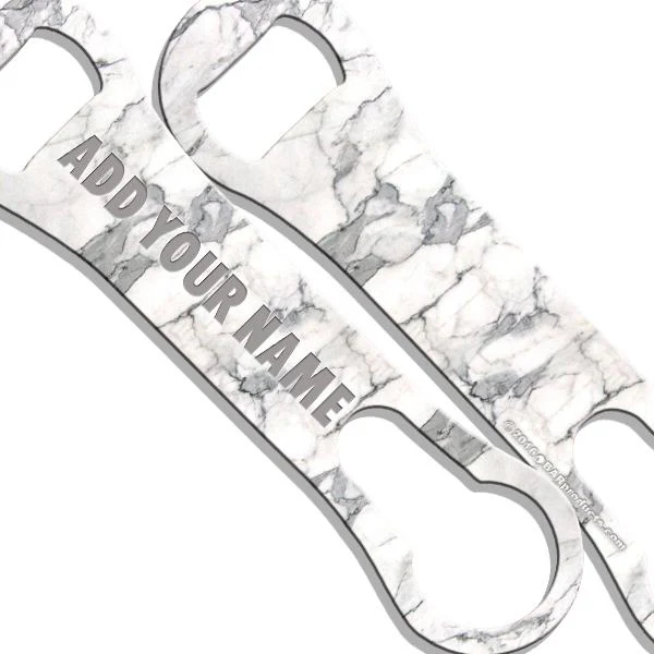 Marble Pattern V-Rod® Bottle Opener - ADD YOUR NAME - Image 4