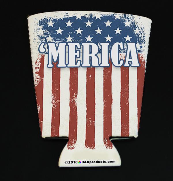 'MERICA Pint Glass Cooler - ADD YOUR NAME - Image 6