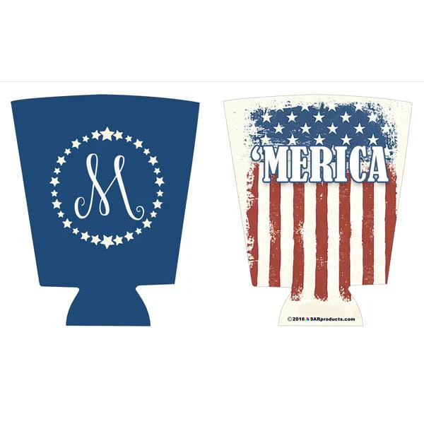 'MERICA Pint Glass Cooler - ADD YOUR NAME - Image 8