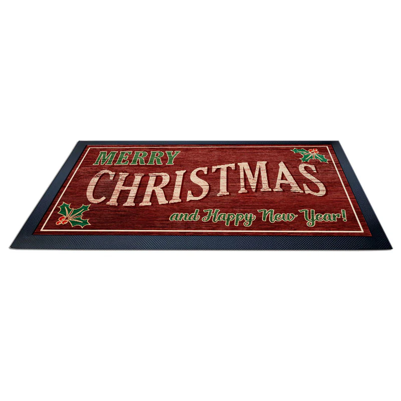 Merry Christmas Bar Service Mat - 17.25" X 10" - Image 3