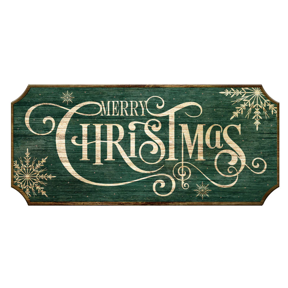 Merry Christmas Wooden Christmas Sign - Color Options - Image 5
