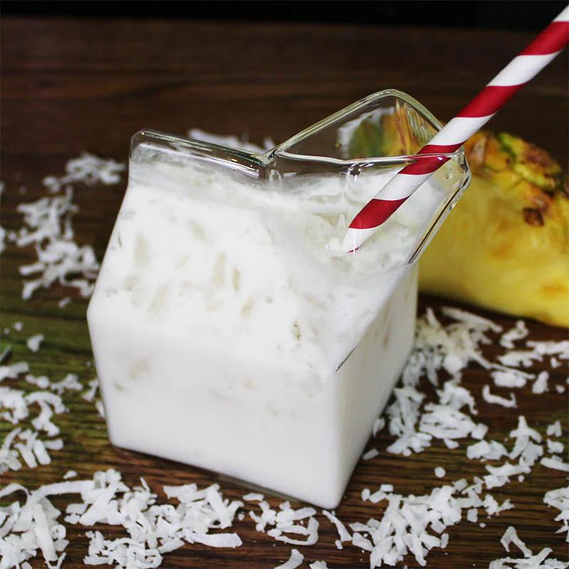 BarConic® Mini Milk Carton Glass - Image 2
