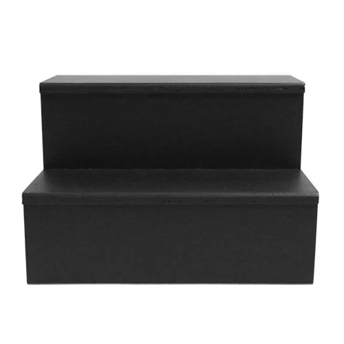 MixMaster™ 2 Tier Incremental Wooden Liquor Bottle Shelf Displays - Black - Image 17