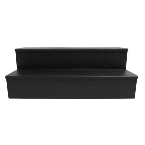 MixMaster™ 2 Tier Incremental Wooden Liquor Bottle Shelf Displays - Black - Image 20