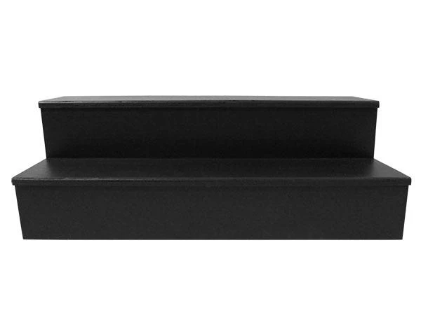 MixMaster™ 2 Tier Incremental Wooden Liquor Bottle Shelf Displays - Black - Image 21