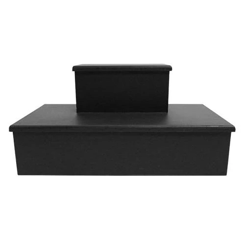 MixMaster™ 2 Tier Incremental Wooden Liquor Bottle Shelf Displays - Black - Image 23
